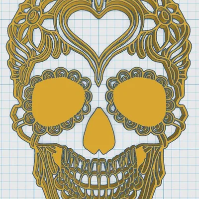 Day Of The Dead - Sugar Skull 21