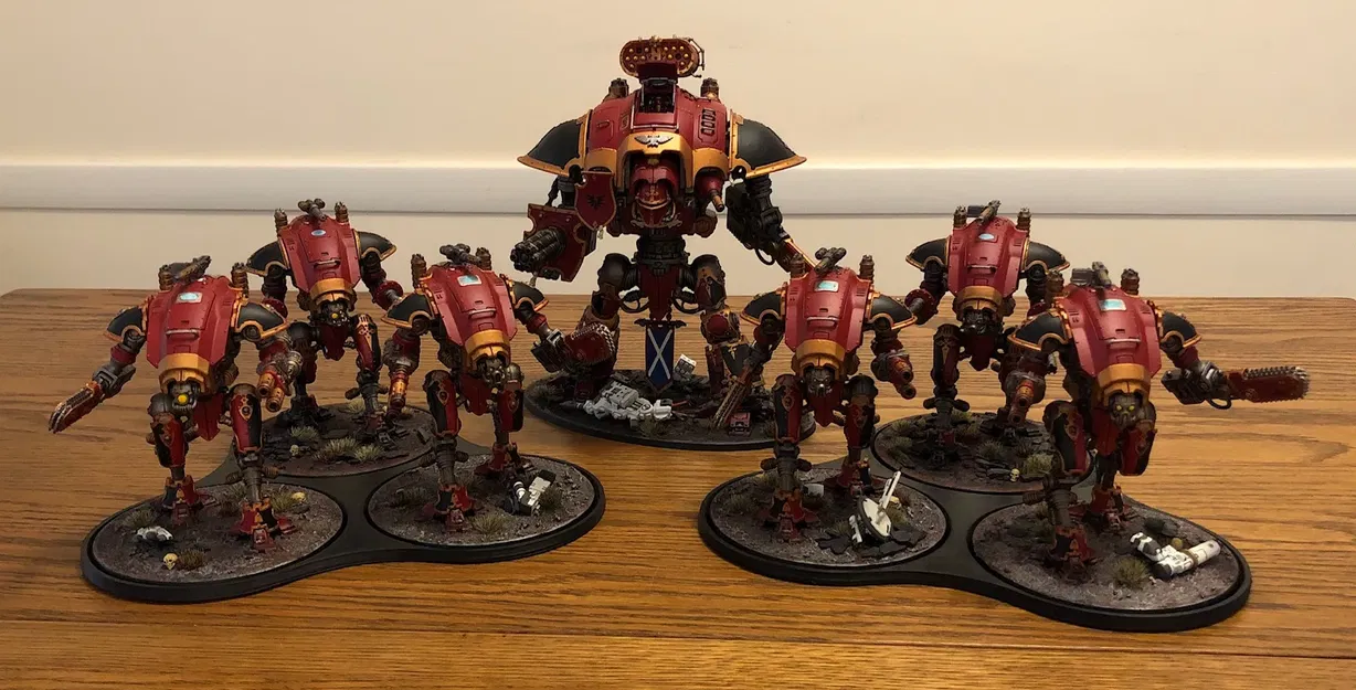 Đế Đội Hình x3 - Đường Kính 100mm - Warhammer / D&D - Image 4