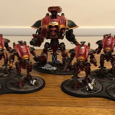 Đế Đội Hình x3 - Đường Kính 100mm - Warhammer / D&D