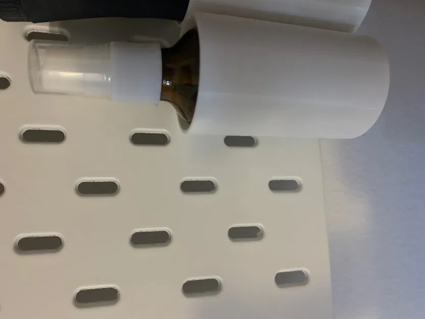 Giá Đỡ Chai Tròn Nhỏ Cho IKEA Skadis - Image 1