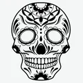 Day Of The Dead - Sugar Skull 24 - Thumbnail 2