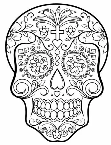Day Of The Dead - Sugar Skull 23 - Image 2