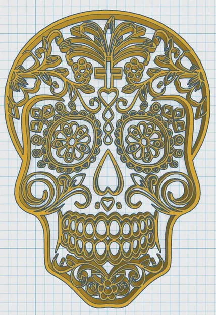 Day Of The Dead - Sugar Skull 23 - Image 3
