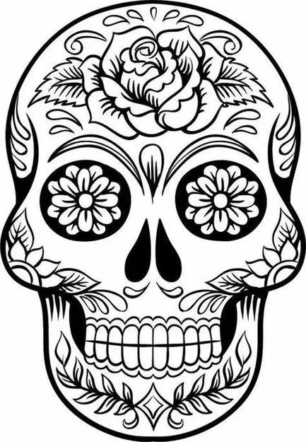 Day Of The Dead - Sugar Skull 19 - Image 2