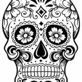 Day Of The Dead - Sugar Skull 17 - Thumbnail 2