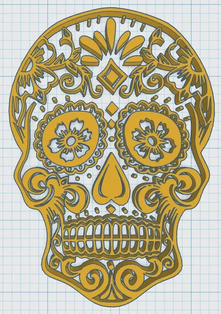 Day Of The Dead - Sugar Skull 17 - Image 3