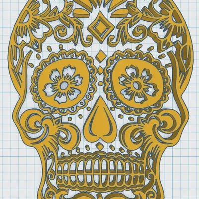 Day Of The Dead - Sugar Skull 17