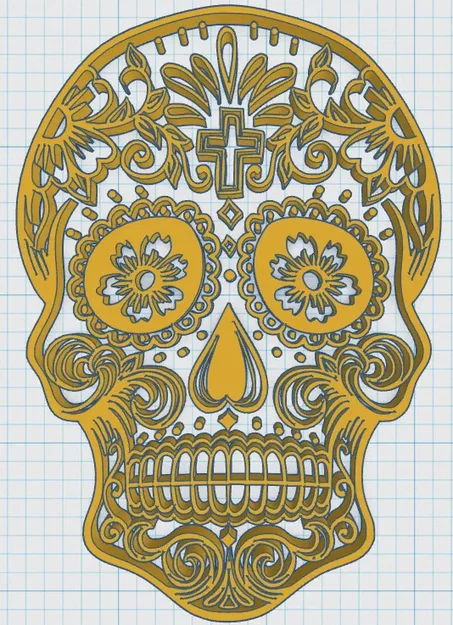 Day Of The Dead - Sugar Skull 16 - Image 3