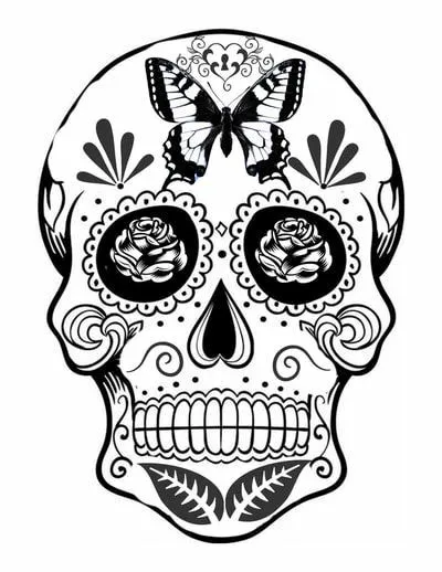 Day Of The Dead - Sugar Skull 15 - Image 2