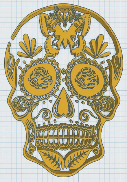 Day Of The Dead - Sugar Skull 15 - Image 3