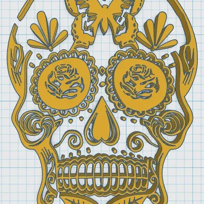 Day Of The Dead - Sugar Skull 15