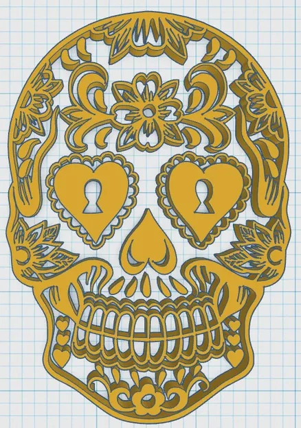 Day Of The Dead - Sugar Skull 13 - Image 3