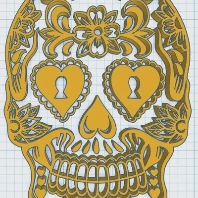 Day Of The Dead - Sugar Skull 13