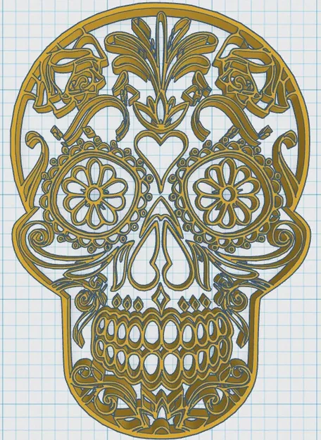 Day Of The Dead - Sugar Skull 12 - Image 3