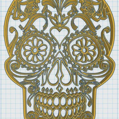 Day Of The Dead - Sugar Skull 12