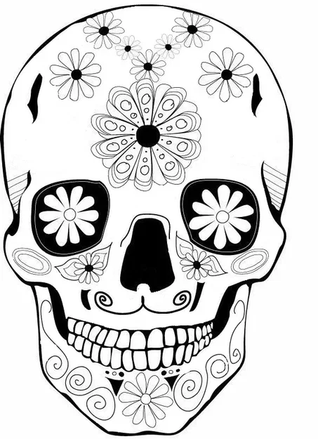 Day Of The Dead - Sugar Skull 10 - Image 3