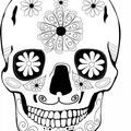 Day Of The Dead - Sugar Skull 10 - Thumbnail 3