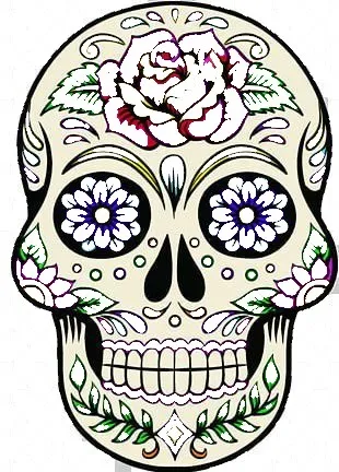 Day Of The Dead - Sugar Skull 9 - Image 2