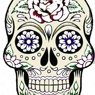 Day Of The Dead - Sugar Skull 9
