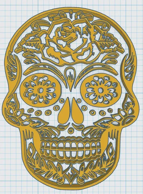 Day Of The Dead - Sugar Skull 9 - Image 3