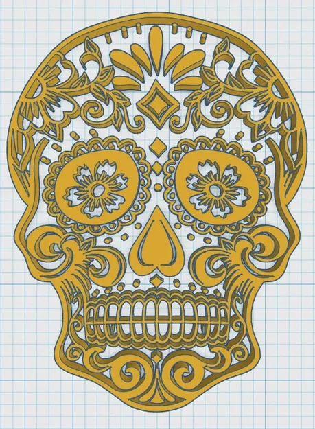 Day Of The Dead - Sugar Skull 8 - Image 3