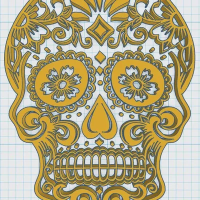 Day Of The Dead - Sugar Skull 8