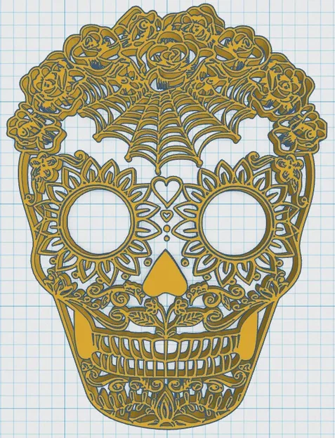 Day Of The Dead - Sugar Skull 7 - Image 3