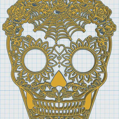 Day Of The Dead - Sugar Skull 7