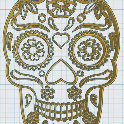 Day Of The Dead - Sugar Skull 6