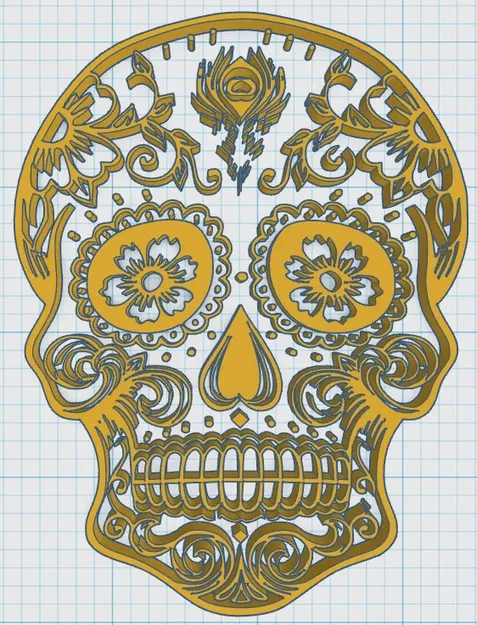 Day Of The Dead - Sugar Skull 3 - Image 3
