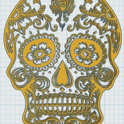 Day Of The Dead - Sugar Skull 3