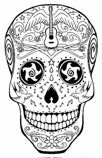 Day Of The Dead - Sugar Skull 1 - Image 2