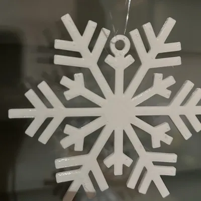 Bông Tuyết - Đơn - Phẳng - Trang Trí Cửa Sổ