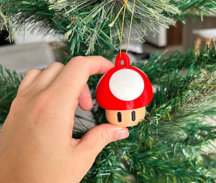 Móc Treo Nấm Mario Giáng Sinh - Image 1