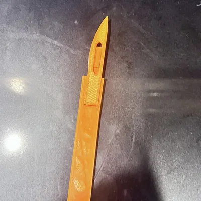 surgical scalpel (plastic blade)
