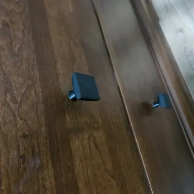 Square drawer knob