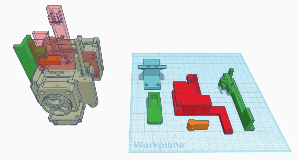 Bộ Gắn 3DChameleon Mk3 cho Sovol SV-06 (và Plus) kèm Dao cắt sợi 3DClippy - Image 1