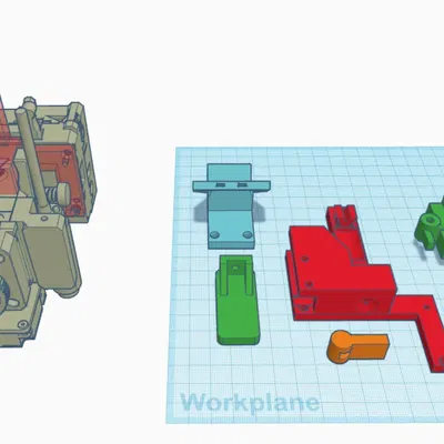 Bộ Gắn 3DChameleon Mk3 cho Sovol SV-06 (và Plus) kèm Dao cắt sợi 3DClippy