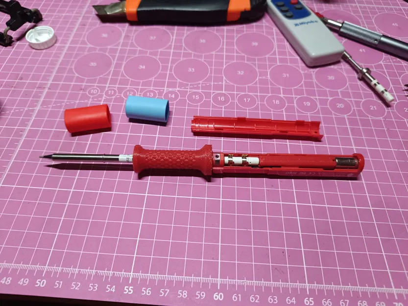 Adapter/Ốc Vặn Mũi Hàn T12 Cho Pine64 Pinecil Có Tay Cầm Vân Xoắn - Image 2