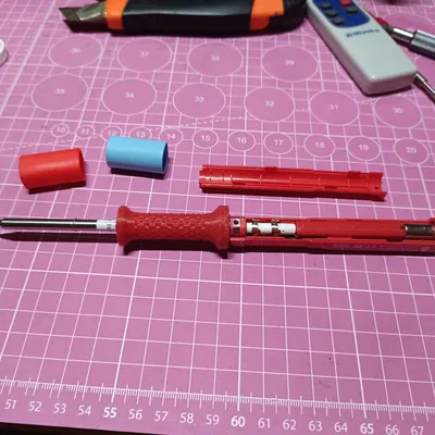 Adapter/Ốc Vặn Mũi Hàn T12 Cho Pine64 Pinecil Có Tay Cầm Vân Xoắn