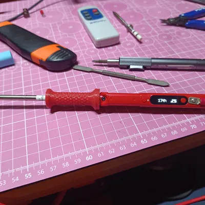 Adapter/Ốc Vặn Mũi Hàn T12 Cho Pine64 Pinecil Có Tay Cầm Vân Xoắn