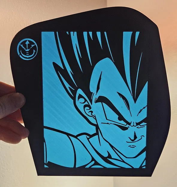 Mô hình 3D Vegeta Trưởng thành - Dragon Ball Z - Image 1