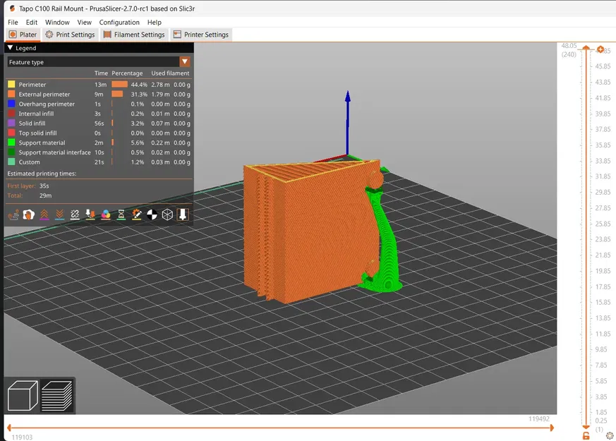 Giá đỡ Ray TP-Link Tapo C100/C110 cho Máy in Anycubic Kobra - Image 7