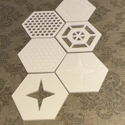 Coaster with holder - 3 designs 2 versions