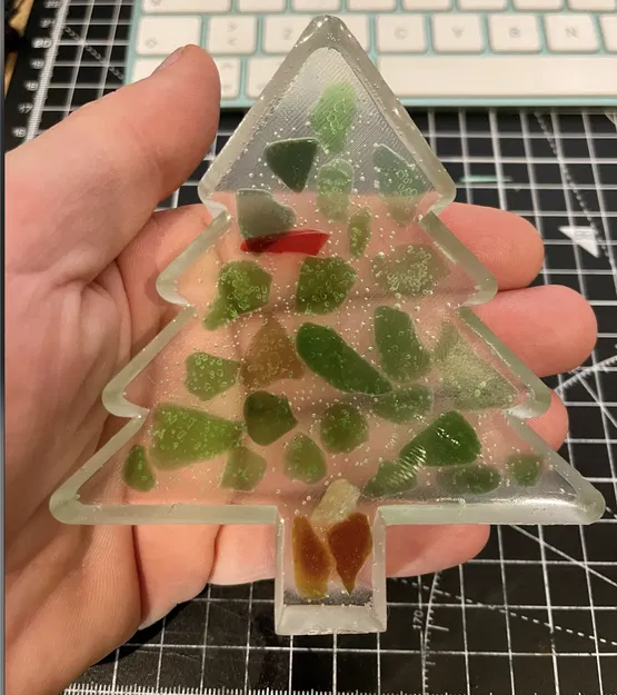 Christmas tree silicon mold for resin - Image 2