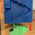 Christmas tree silicon mold for resin - Thumbnail 3