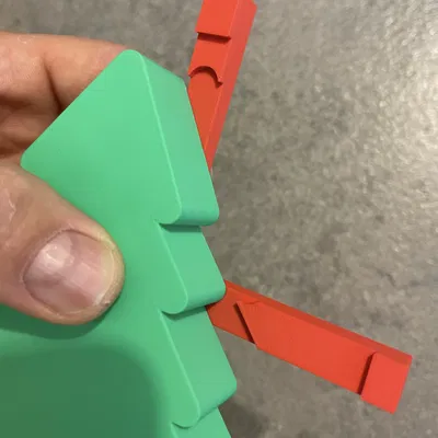 Christmas tree silicon mold for resin