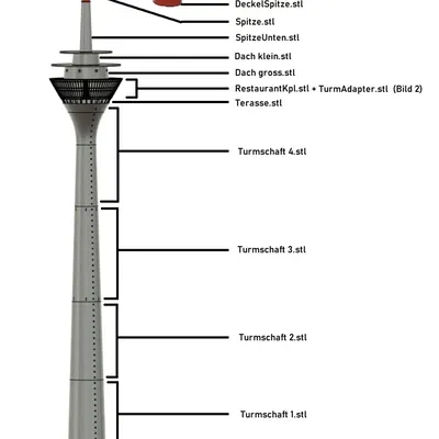 Tháp Rheinturm / RhineTower