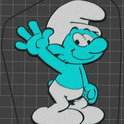 Móc khóa Chú lùn Hạnh phúc nhiều lớp