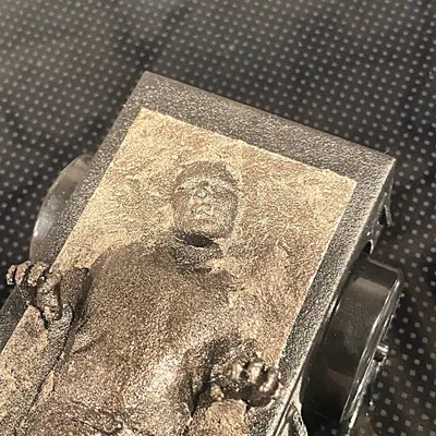 Pinewood Derby Han Solo in Carbointe